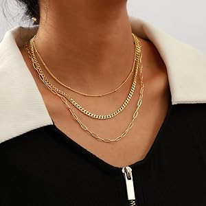 3Layered Cuba Satellite Clip-Gold