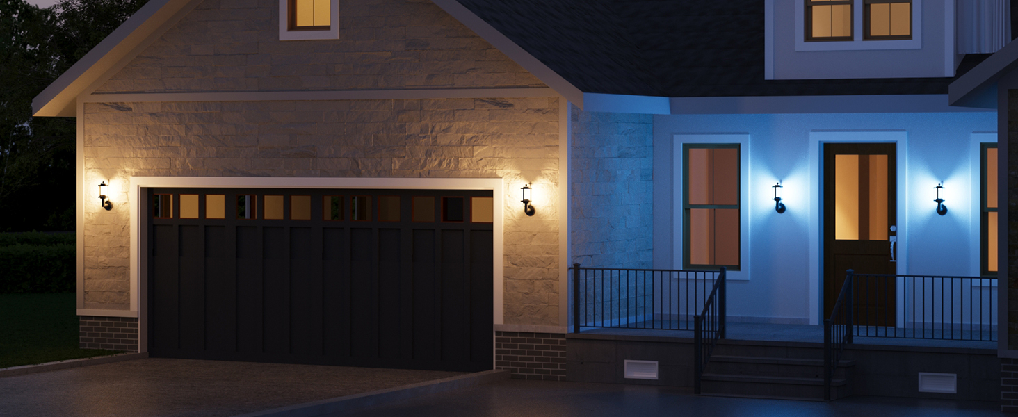 outdoor garage lights