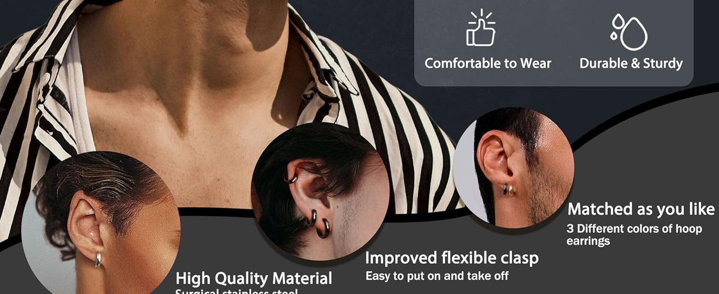mens earrings