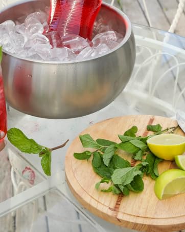 stainless steel ice bucket large ice bucket with lid small ice bucket ice buckets for parties