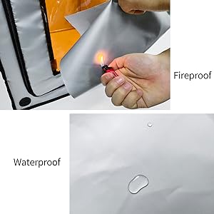 Fireproof and waterproof 3D Printer enclosure