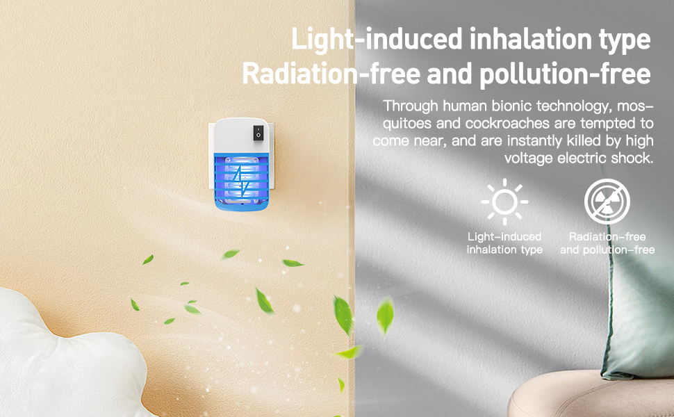 Light-induced inhalation type Radiation-free and pollution-free