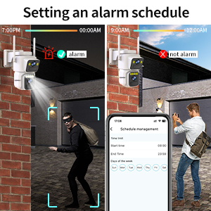 setting an alarm schedule