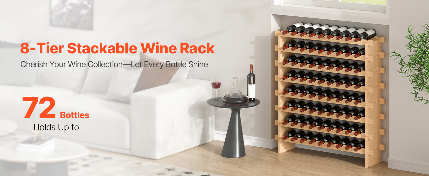 stackable modular wine rack