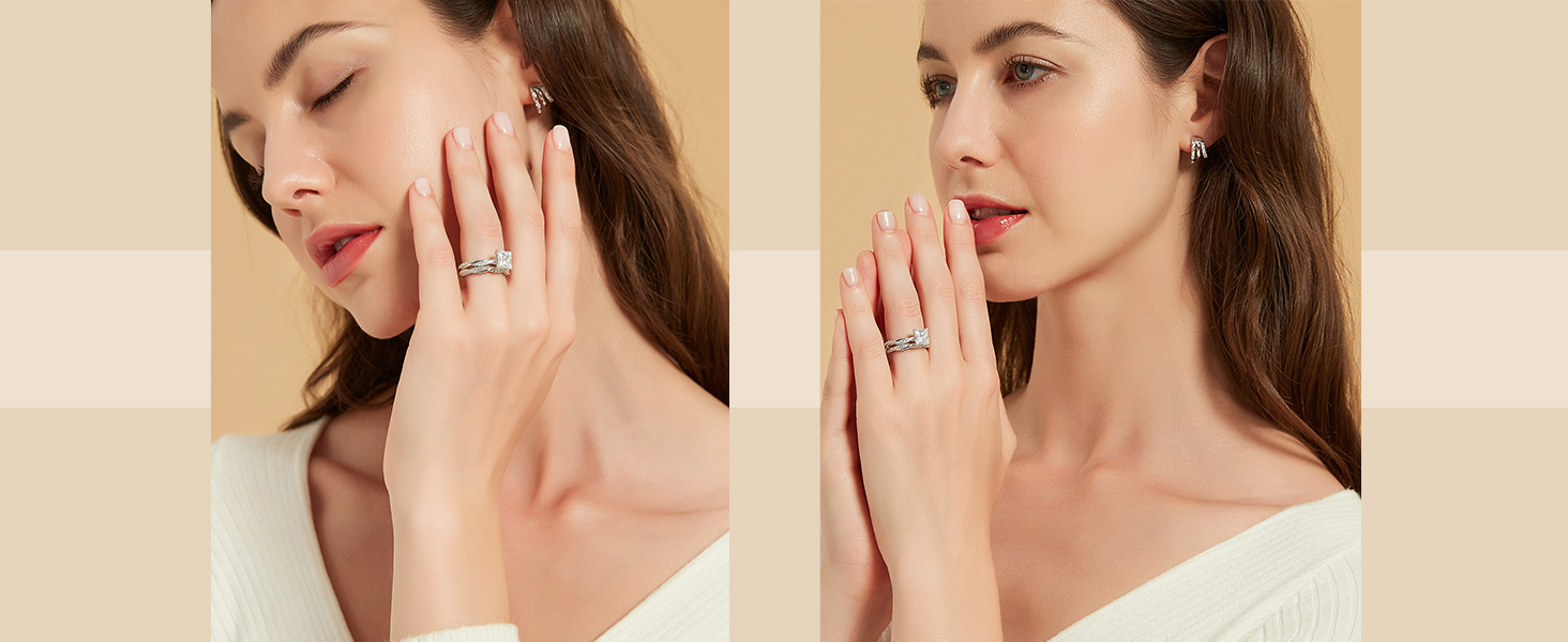 Cubic Zirconia Wedding Band
