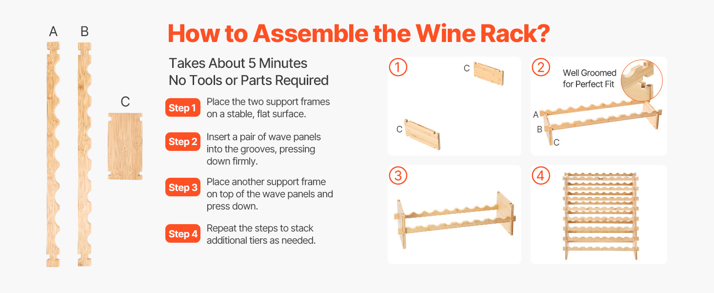 wine rack modular
