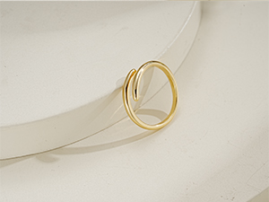 gold earrings