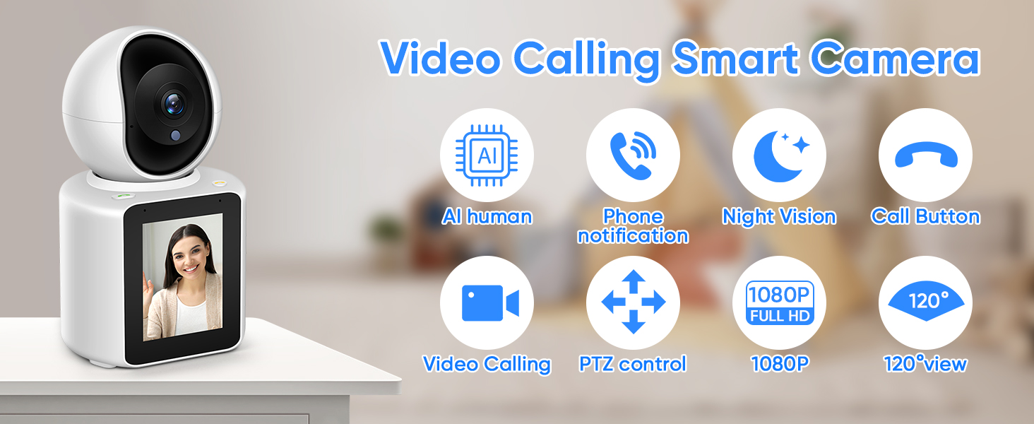 Two-Way Video/Audio Indoor Camera