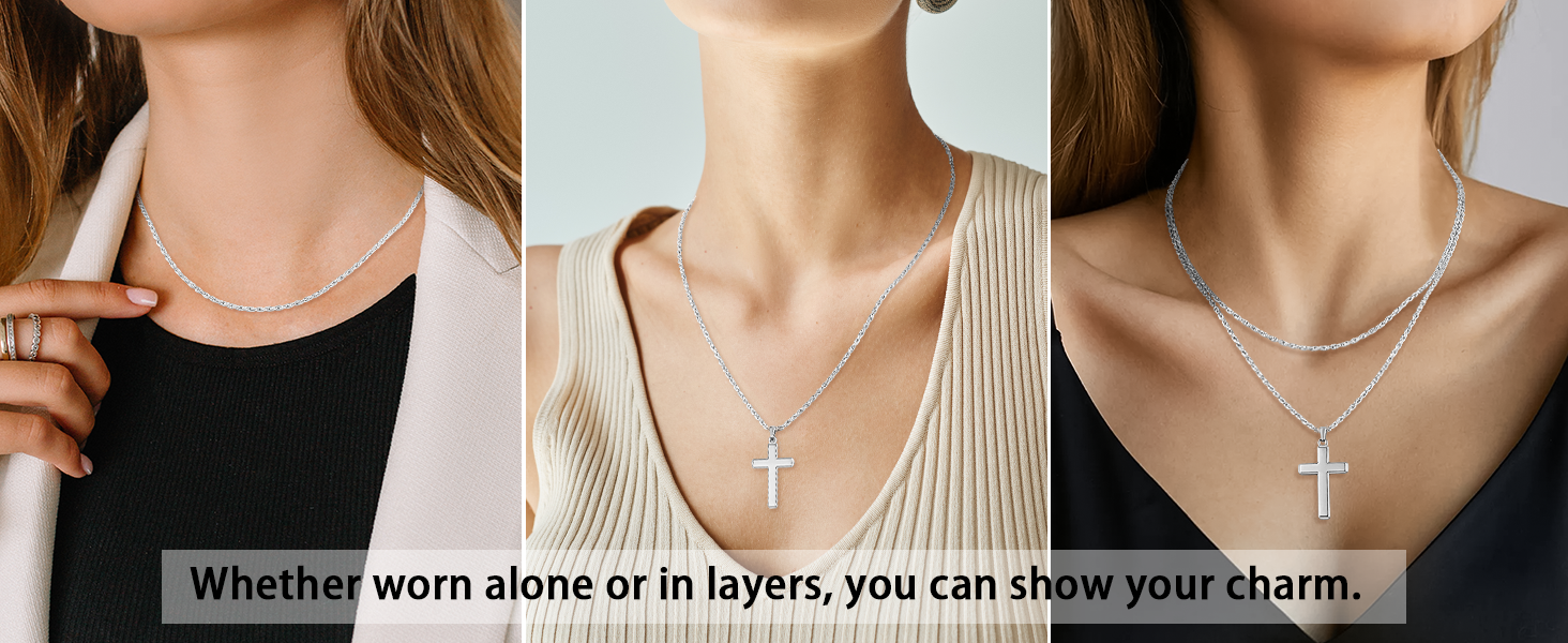 silver chain for women sterling silver chain 