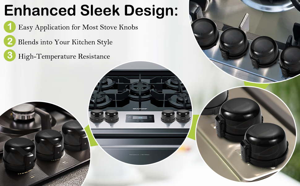Stove Knob Safety Covers Single Ear 3