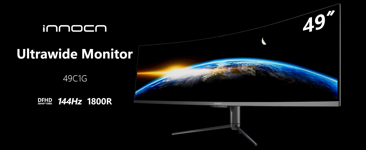 curved ultrawide monitor gaming 144hz innocn