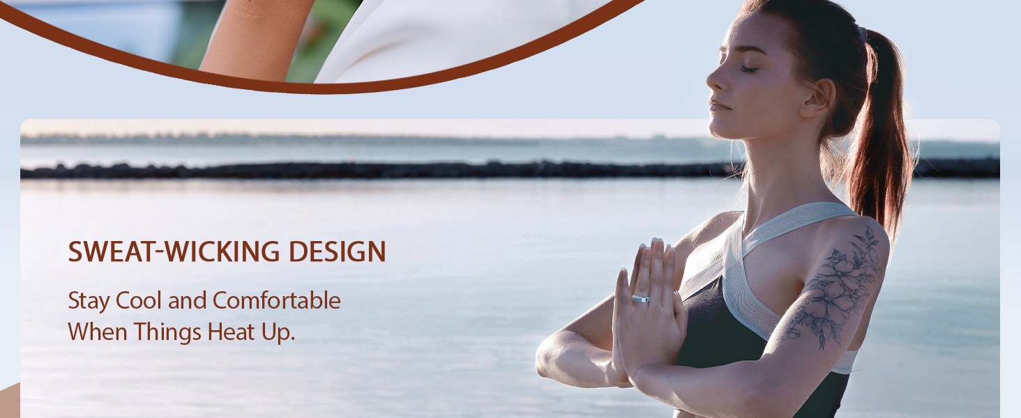 sweat-wicking design