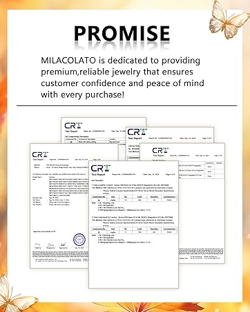 MILACOLATO is dedicated to providing premium,reliable jewelry 