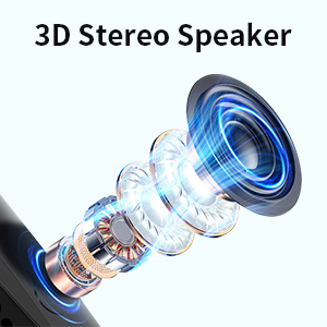 Bluetooth Sunglasses with 3D Stereo Speaker