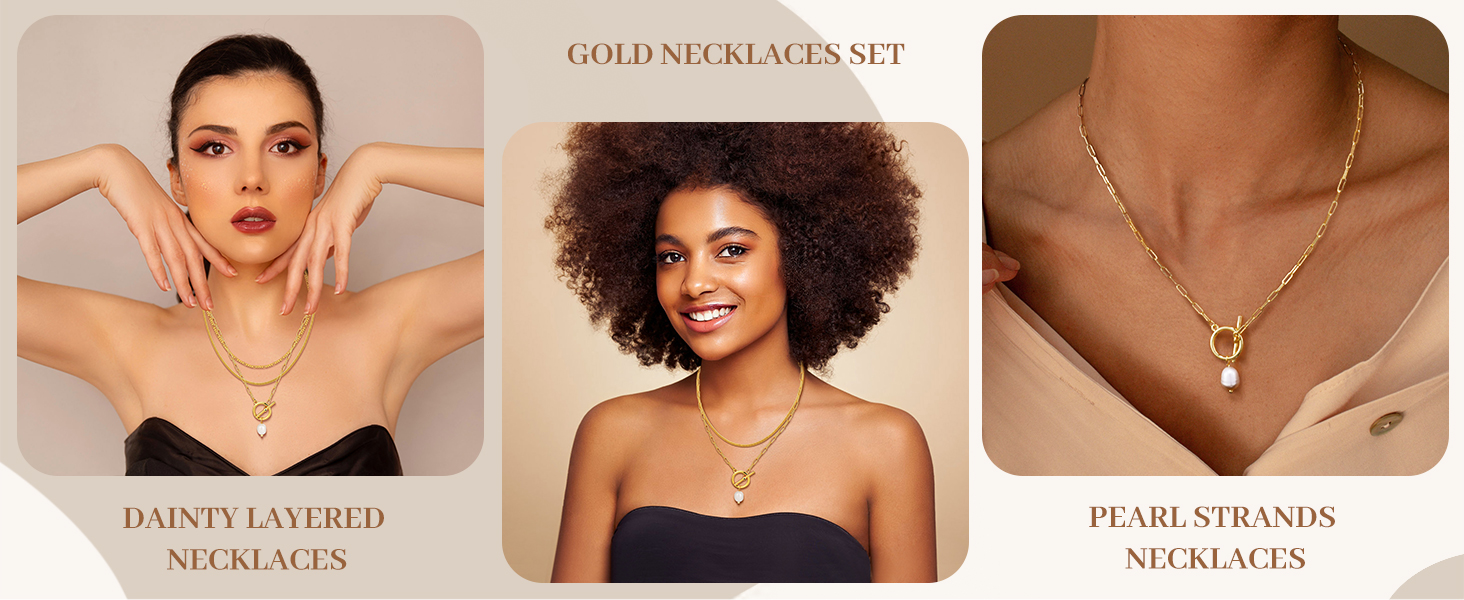 gold necklace for women