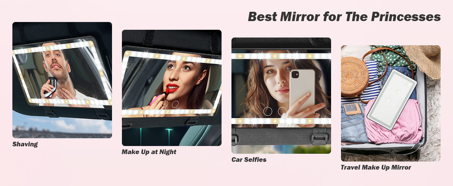 Car Sun Visor Vanity Mirror