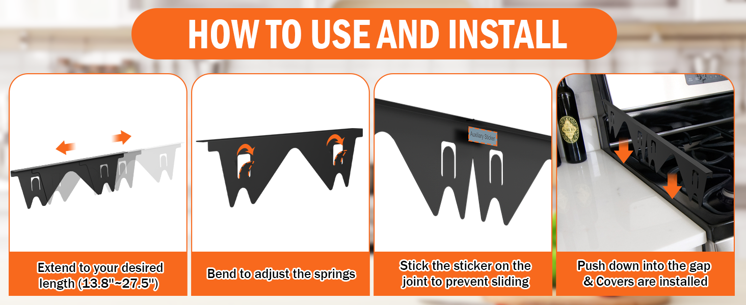 stove gap covers