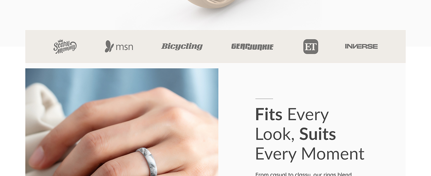 Silicone rings
