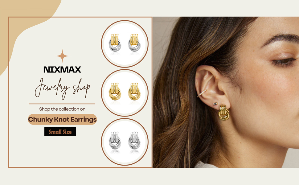 chunky gold earrings