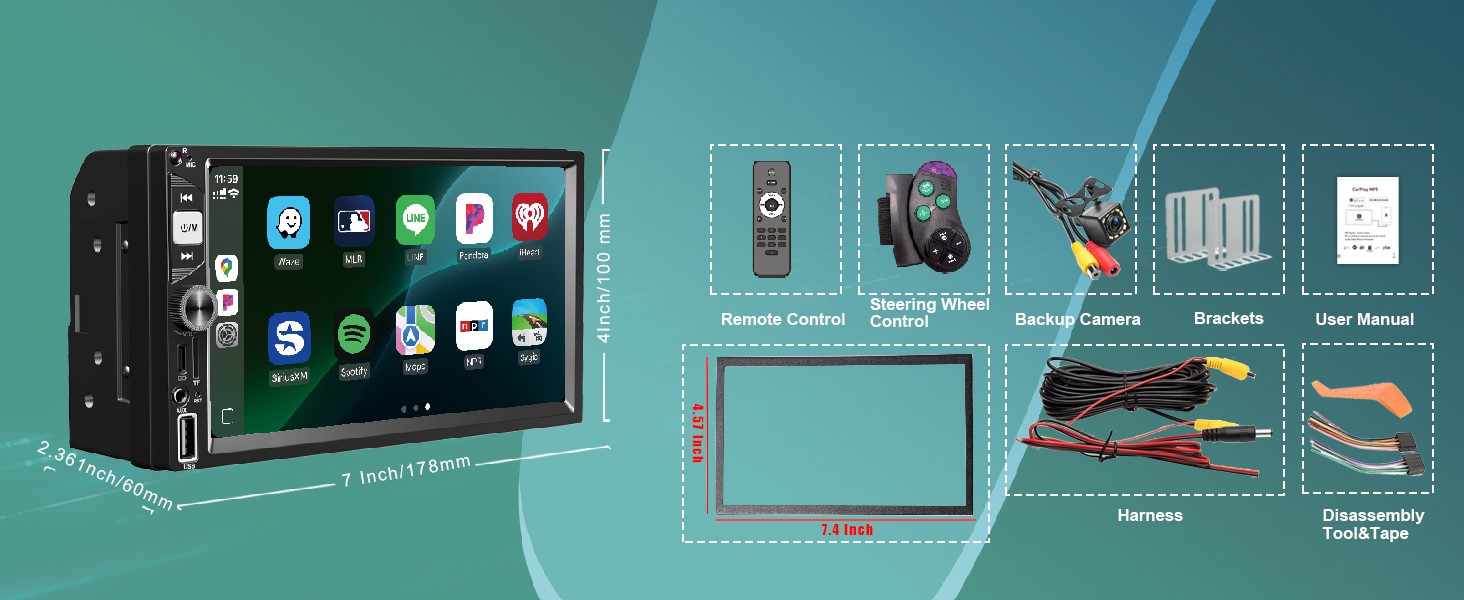 double din car stereo