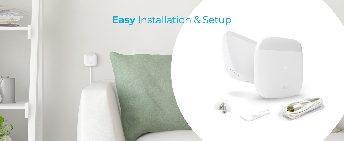 Cielo Breez Lite is easy to install, takes 2 minutes to set-up