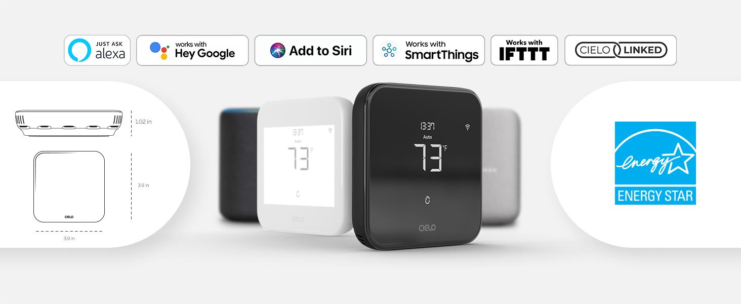 Smart home compatibility cielo smart thermostat eco