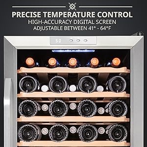 Ivation wine cooler easy digital control
