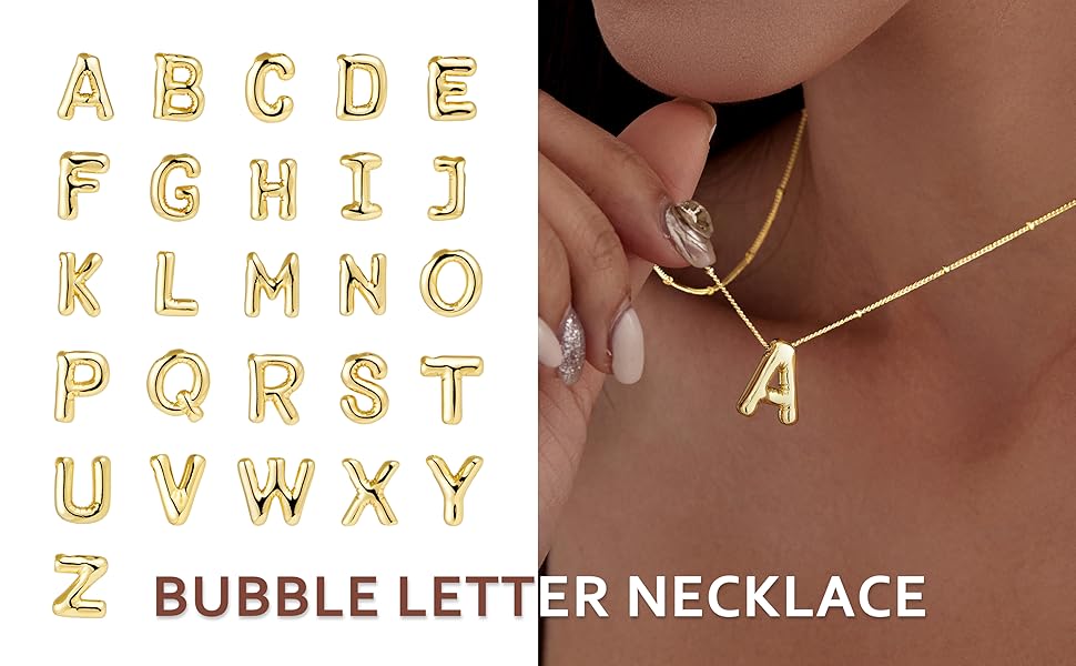 initial necklaces for women