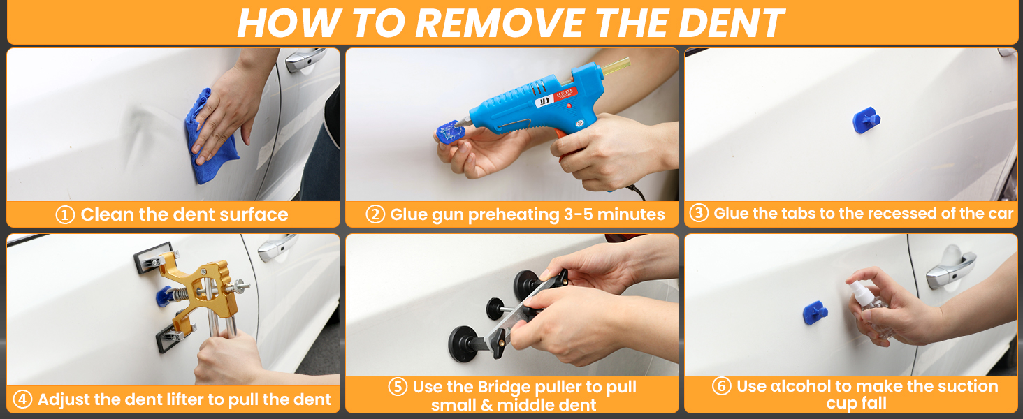How to repair the dent