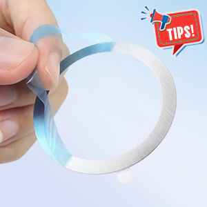wireless chargingmagsafe silver ring