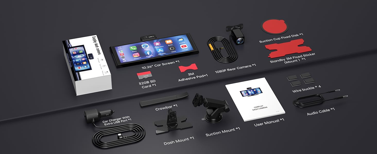 Portable Carplay Screen for Car