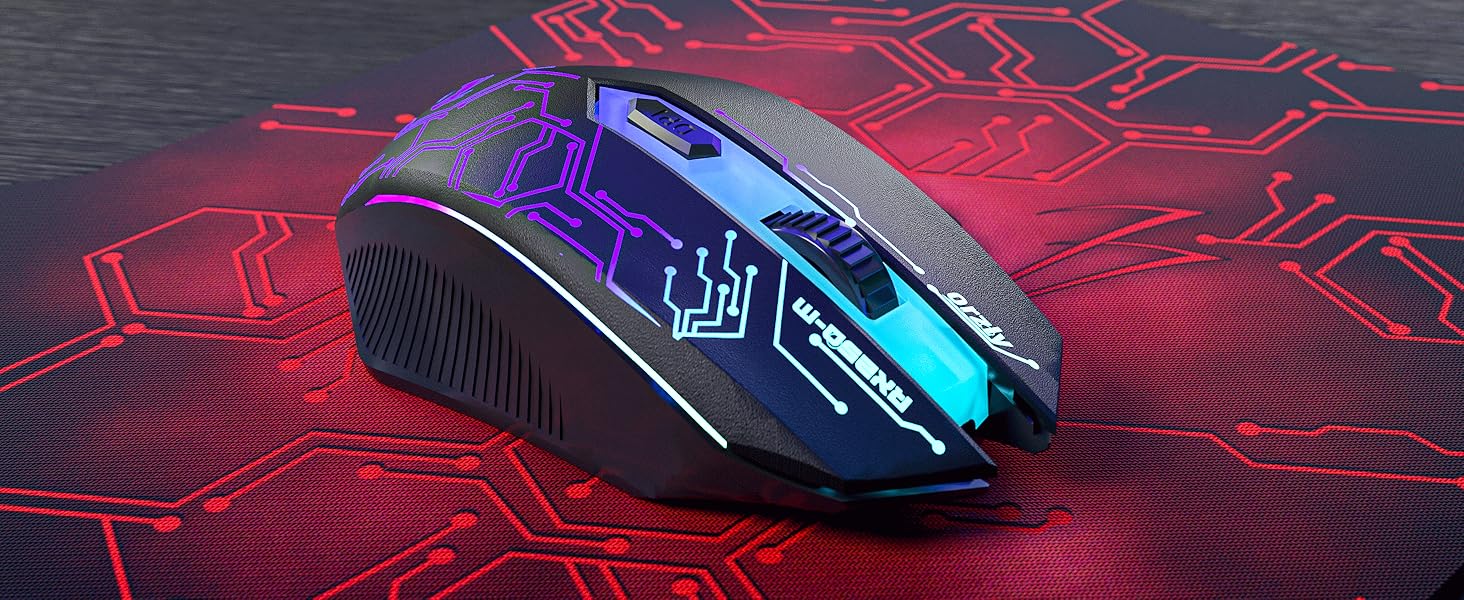 Gaming keyboard and mouse bundle for PS5 Xbox & PC