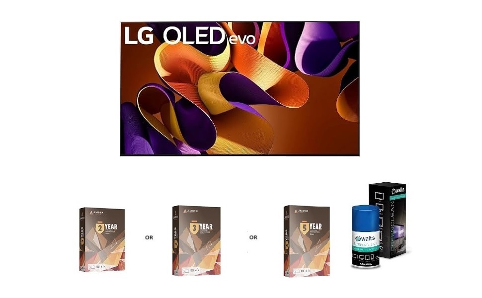LG G4 Series TV with Amber Protection and Walt's Screen Cleaner