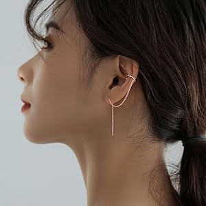 cuff_earrings_chain_for_women_girls_crawler_earrings_wrap_climber_helix_earrings 