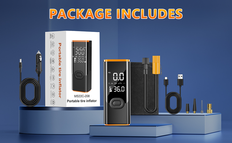 PACKAGE INCLUDES
