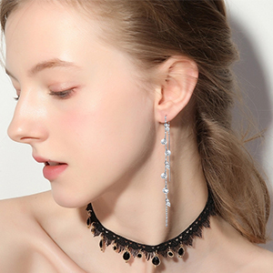 sterling silver threader earrings 