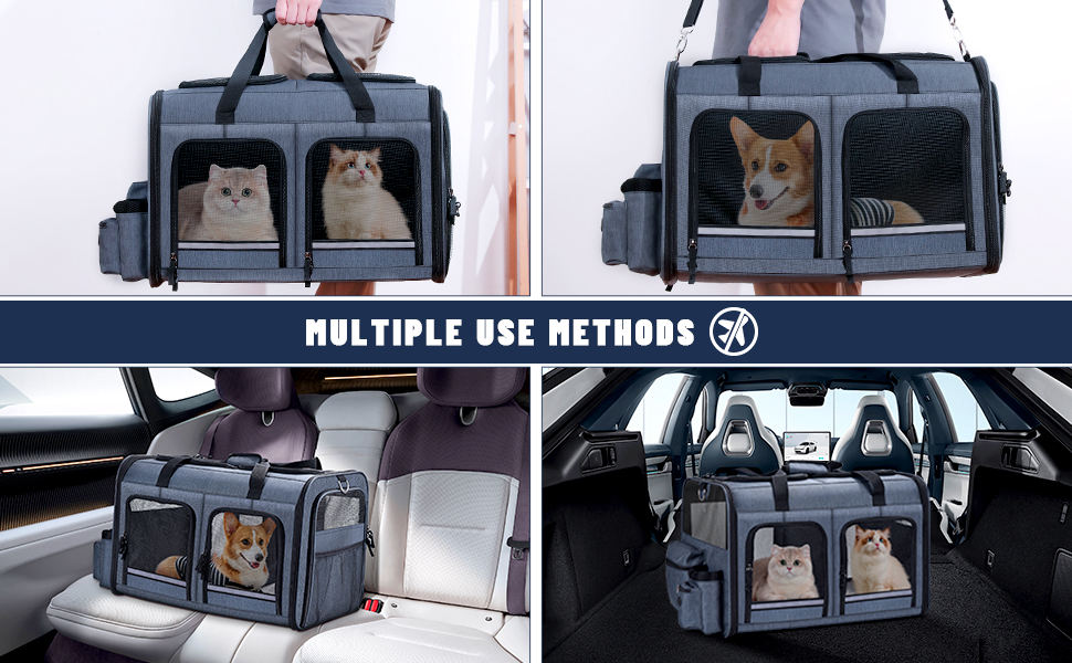 2 in 1 Dual Cat Carrier