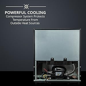 ivation wine cooler powerful compressor cooling