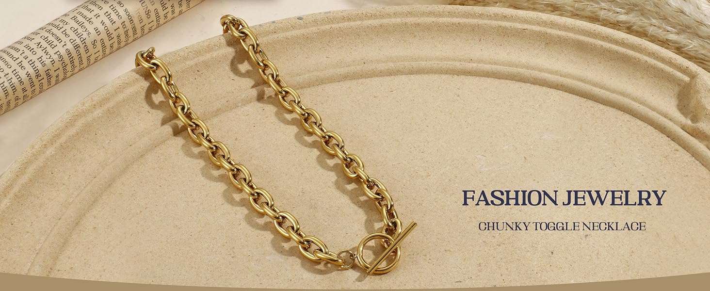 toggle clasp necklace for women