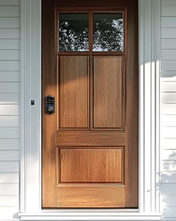 keypad door lock with handle 