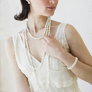 pearl necklaces