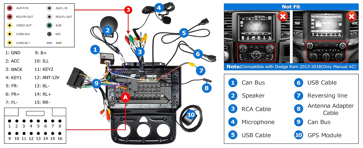 dodge ram radio 01