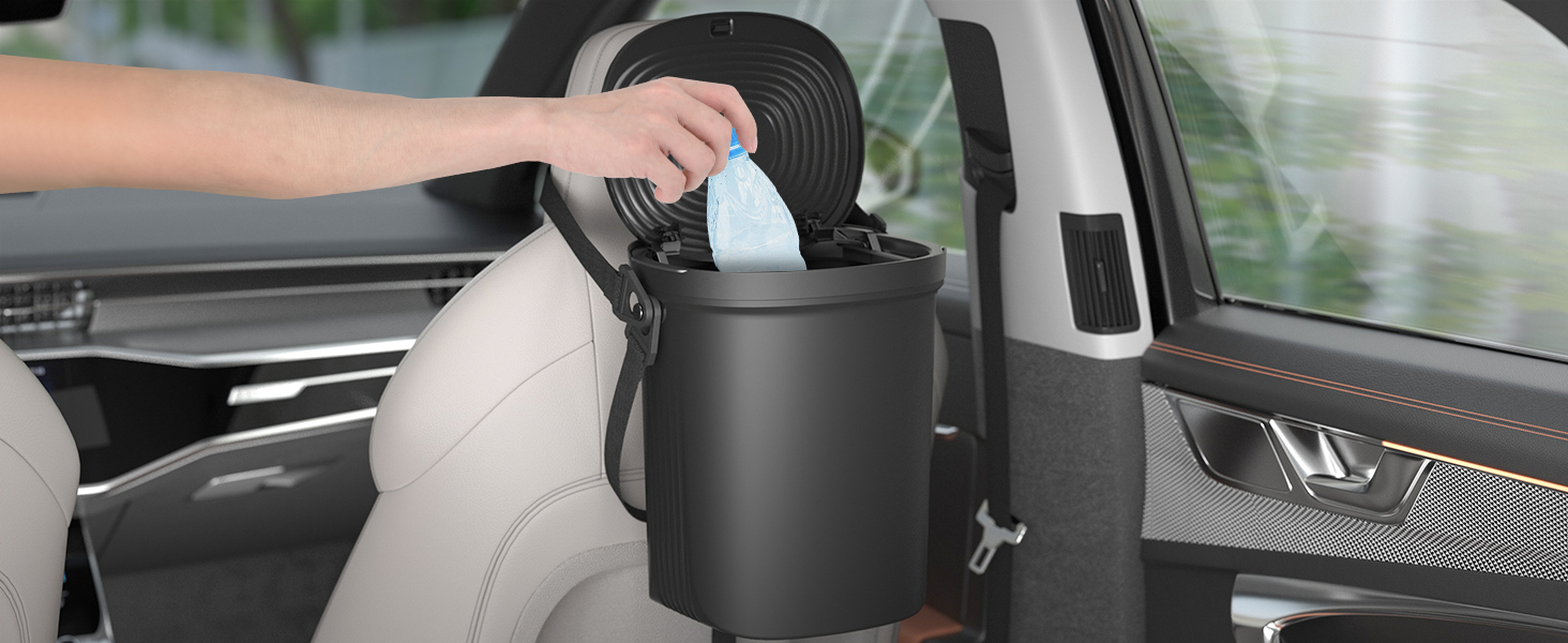car trash can
