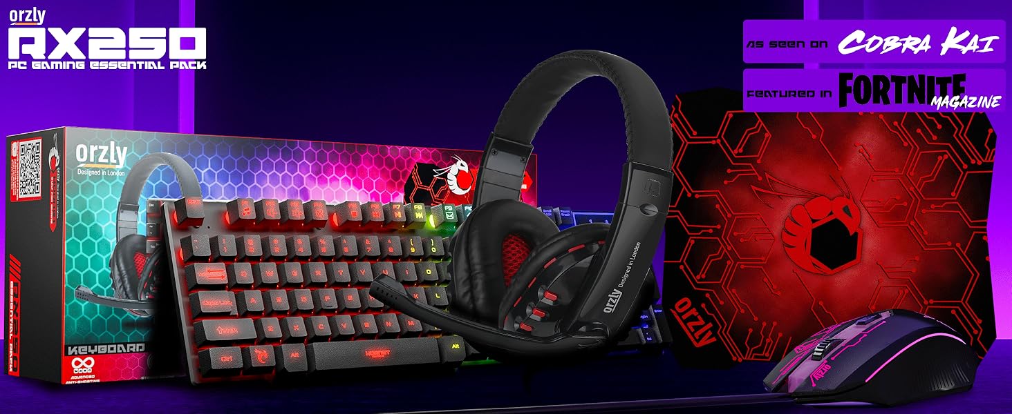 Gaming keyboard and mouse bundle for PS5 Xbox &amp; PC