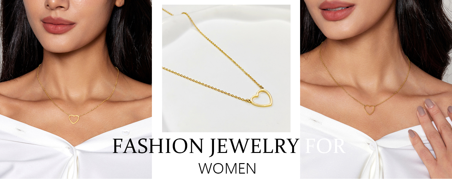 heart necklaces for women