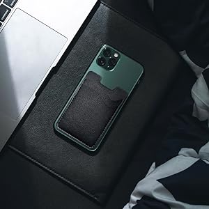leather phone card holder