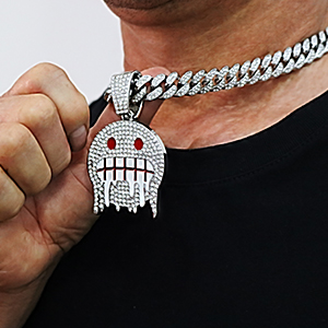 iced cuban link chain for men