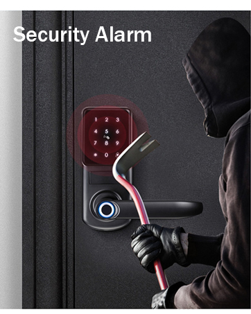 keyless entry door lock wifi smart lever lock wifi door lock with handle deadbolt door lock