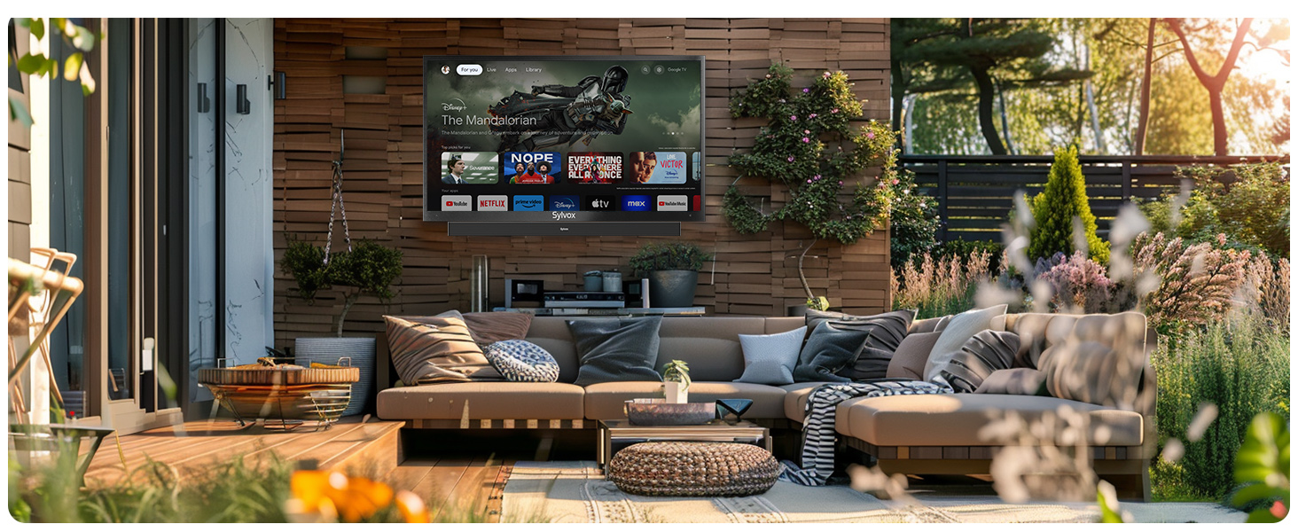 outdoor tvs weatherproof smart