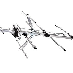 Five Star TV Antenna Outdoor Yagi Satellite HD Antenna with up to 200 Mile Range